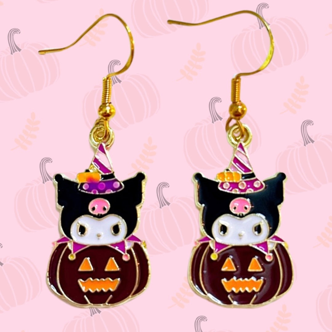 Kawaii pumpkin earrings