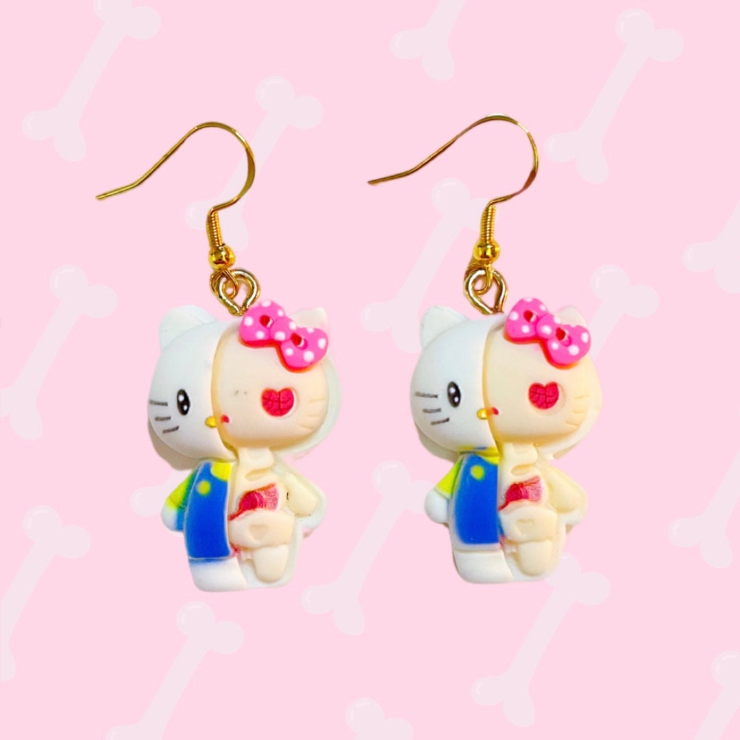 Kawaii X-ray earrings