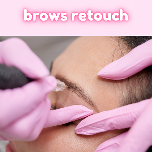 Eyebrows retouch