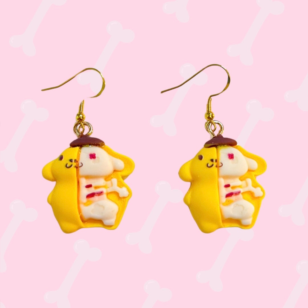 Kawaii X-ray earrings