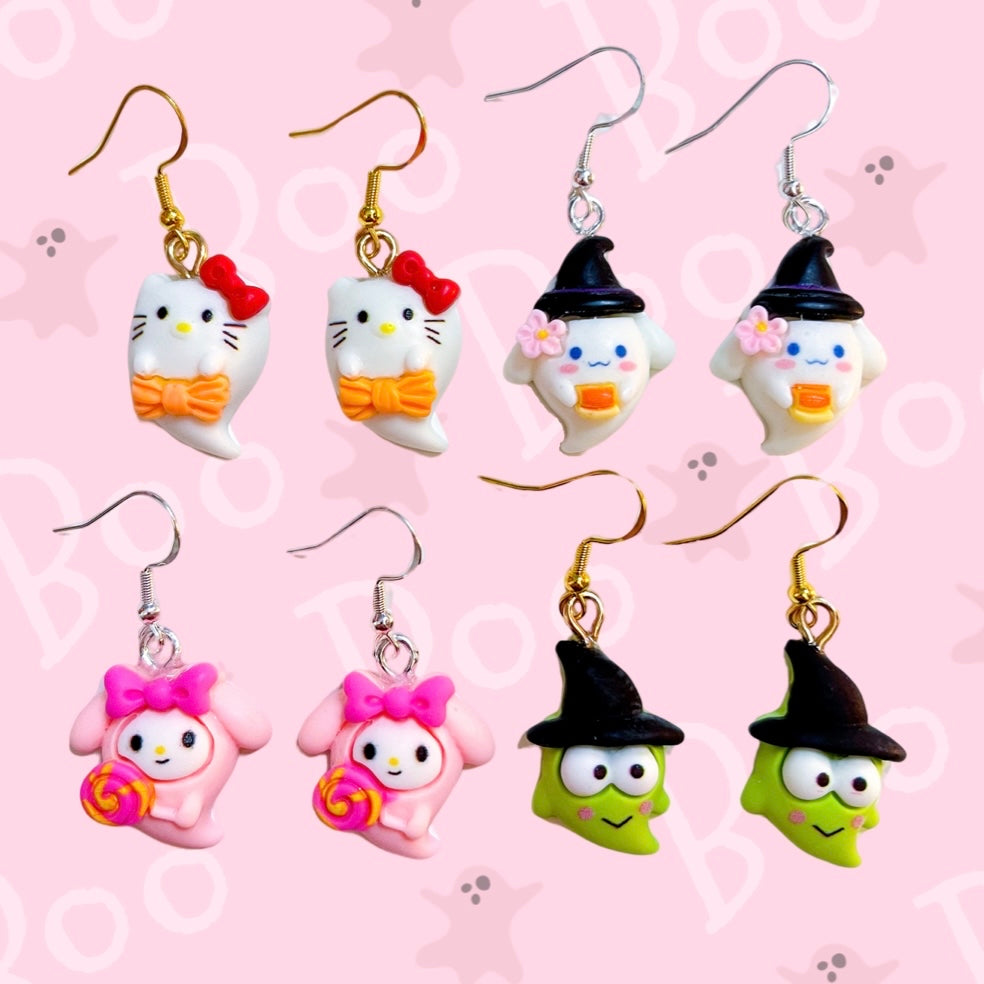 Kawaii Ghosties earrings