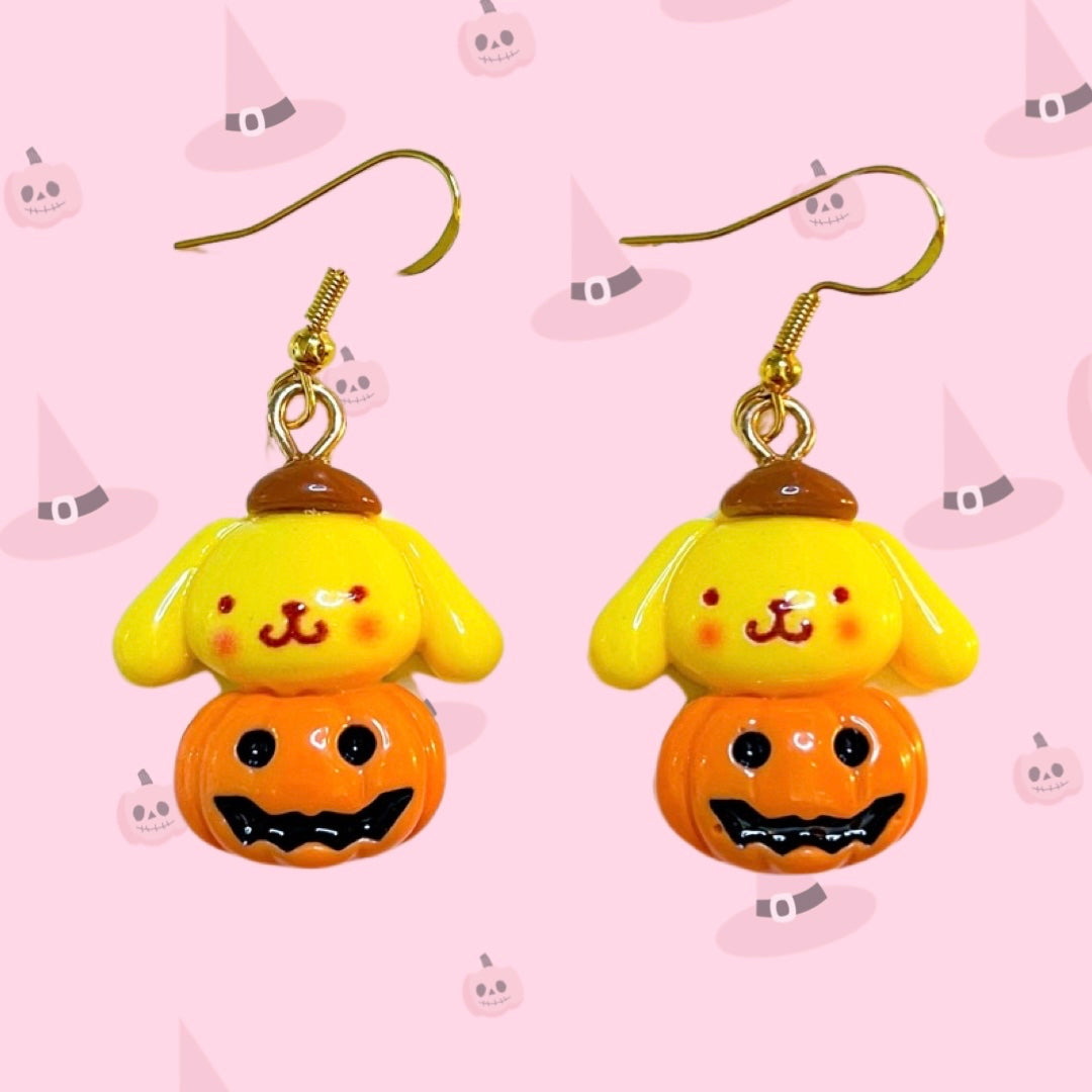 pumpkin patch earrings