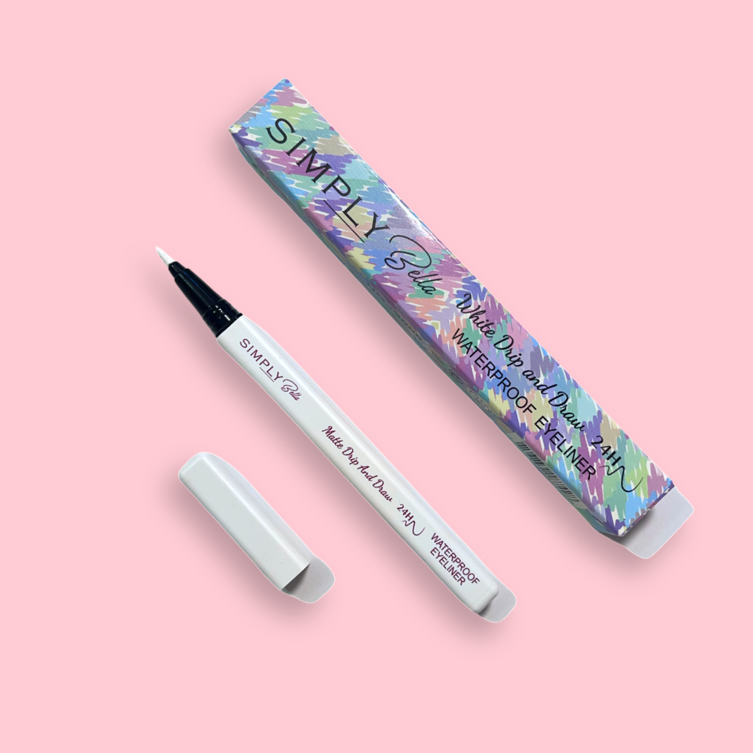 White waterproof eyeliner